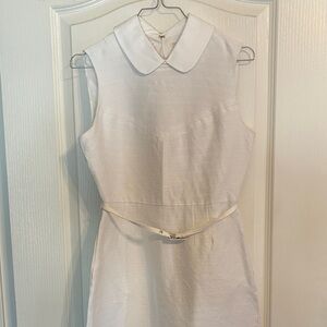 Tory Burch White Kimberly Dress Elegant White Sleeveless size 4